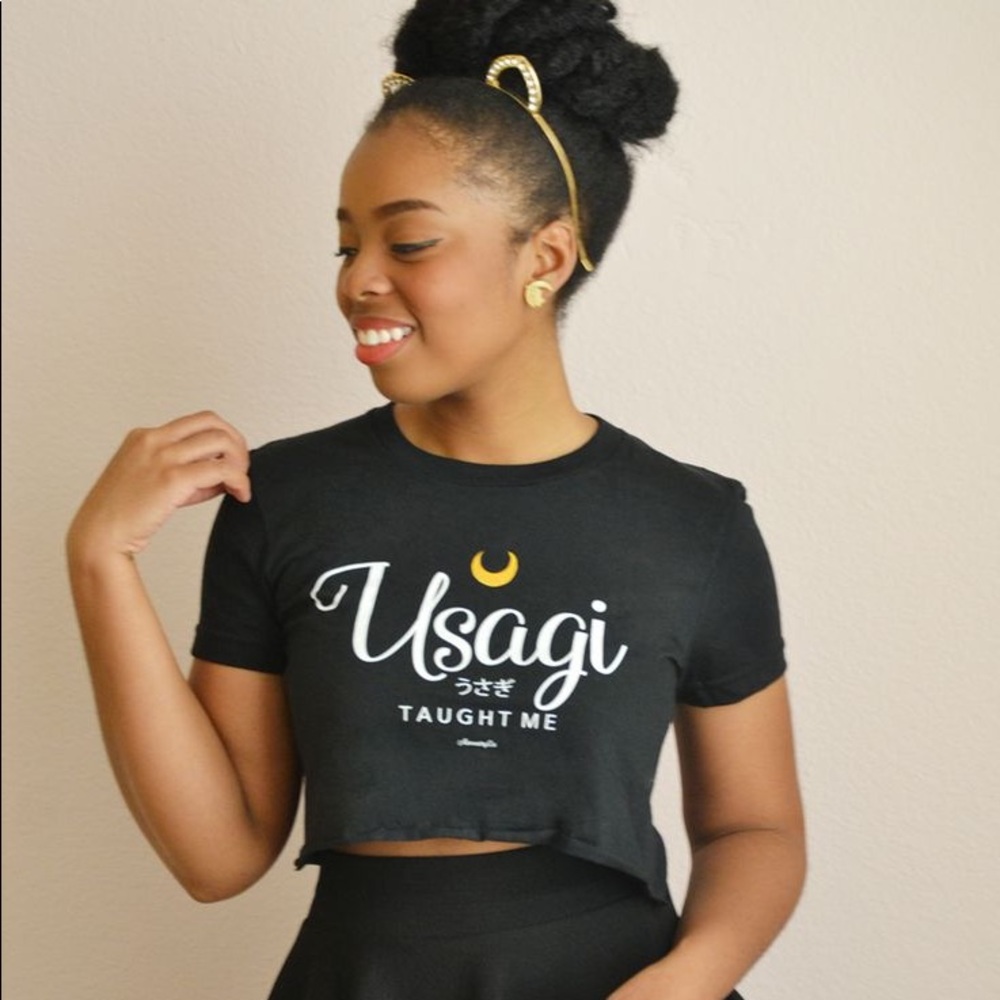 Sailor Moon Usagi Taught Me Crop- Adorned by Chi
